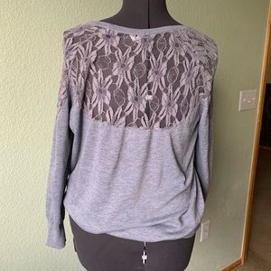 Charming Charlie Lace Sweater